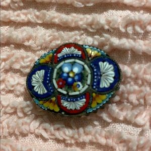 Antique micro-mosaic brooch